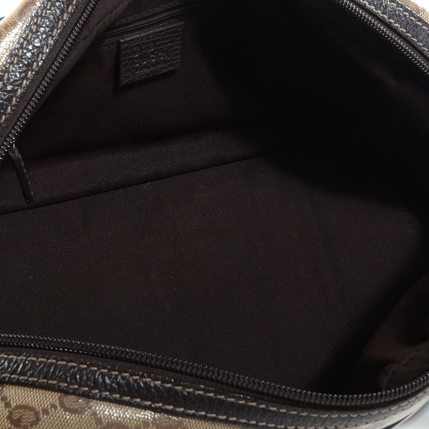 Crystal Monogram Web Princy Boston Brown