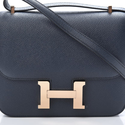 Hermes Epsom Constance 18 Bleu Indigo 8 of 11