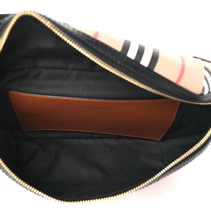 Burberry E-Canvas Icon Stripe Sonny Bum Bag Archive Beige 5 of 8