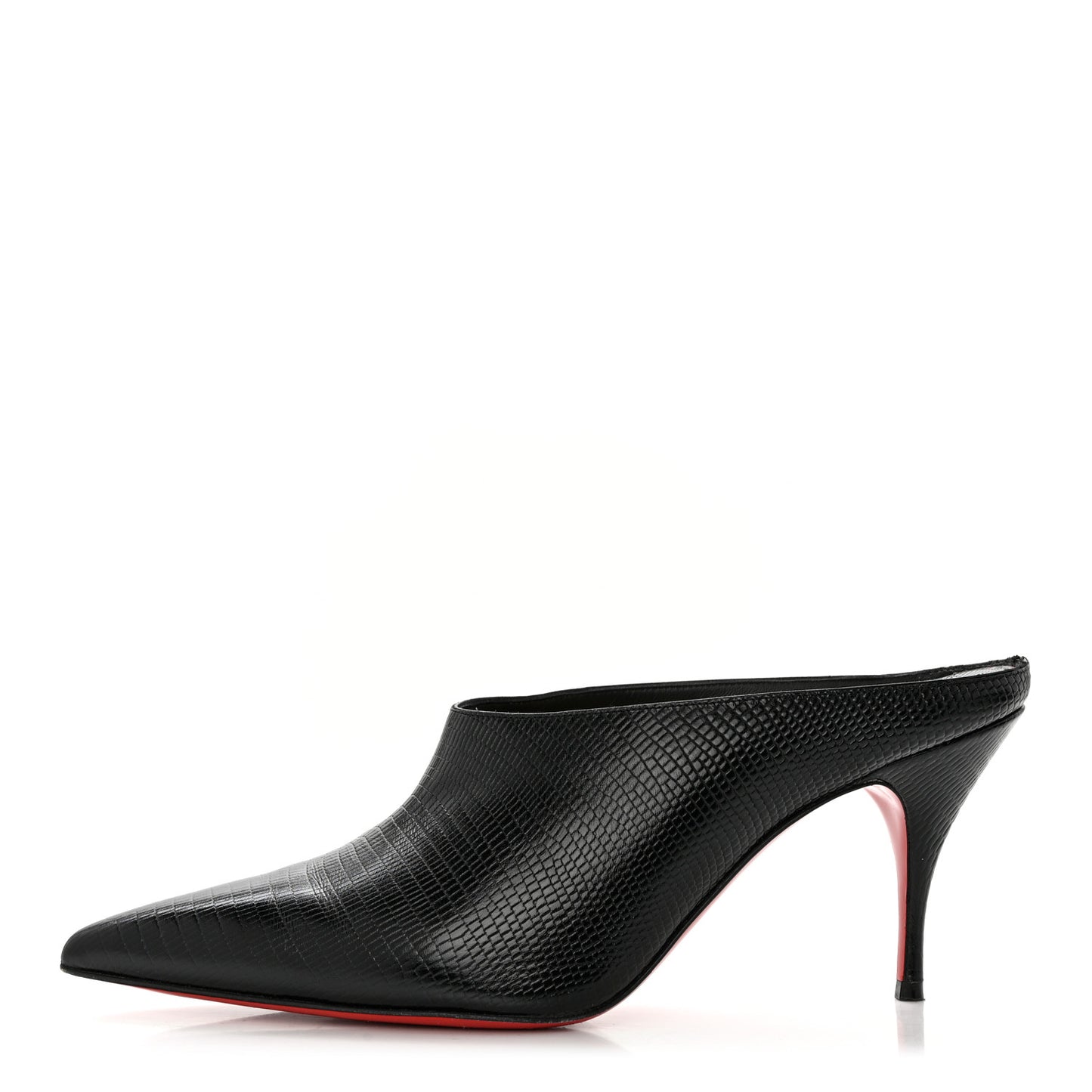 Calfskin Zarli Quart 80 Mules 38.5 Black