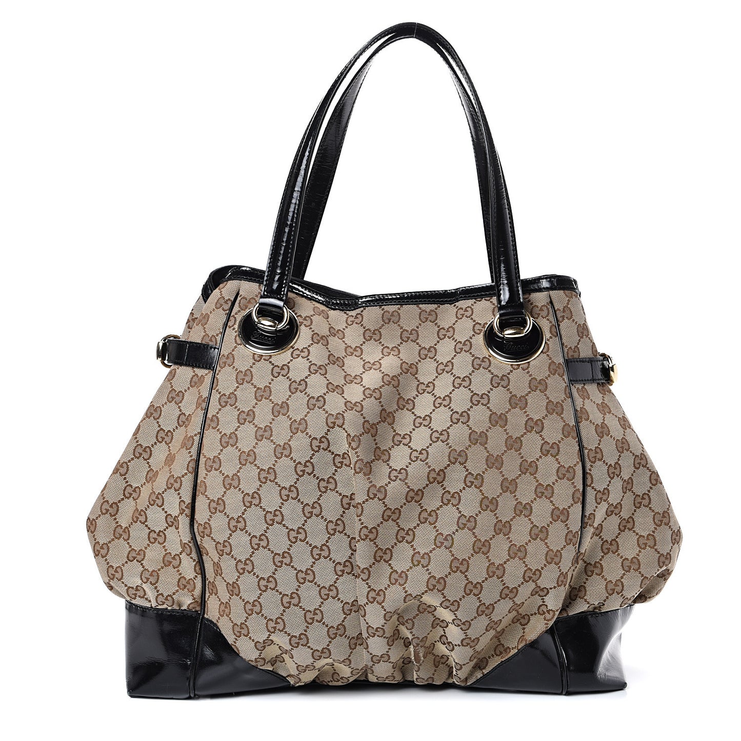 Monogram Large Full Moon Tote Black