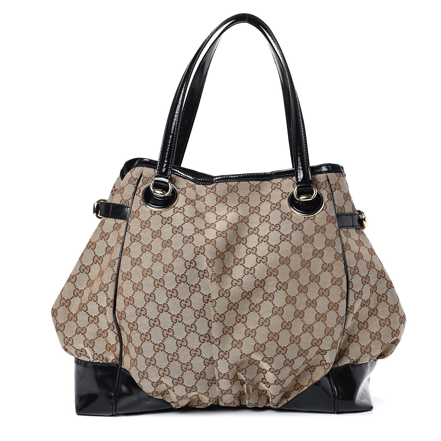 Gucci Monogram Large Full Moon Tote Black 1 of 14