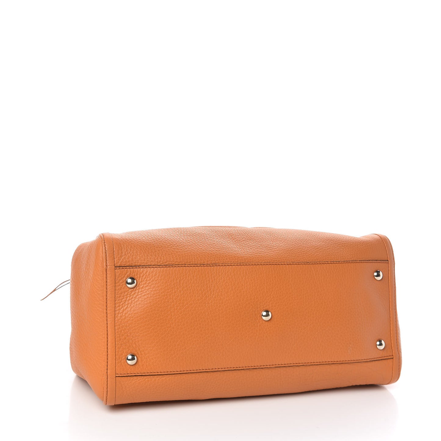 Pebbled Calfskin Medium Soho Shoulder Bag Curcuma