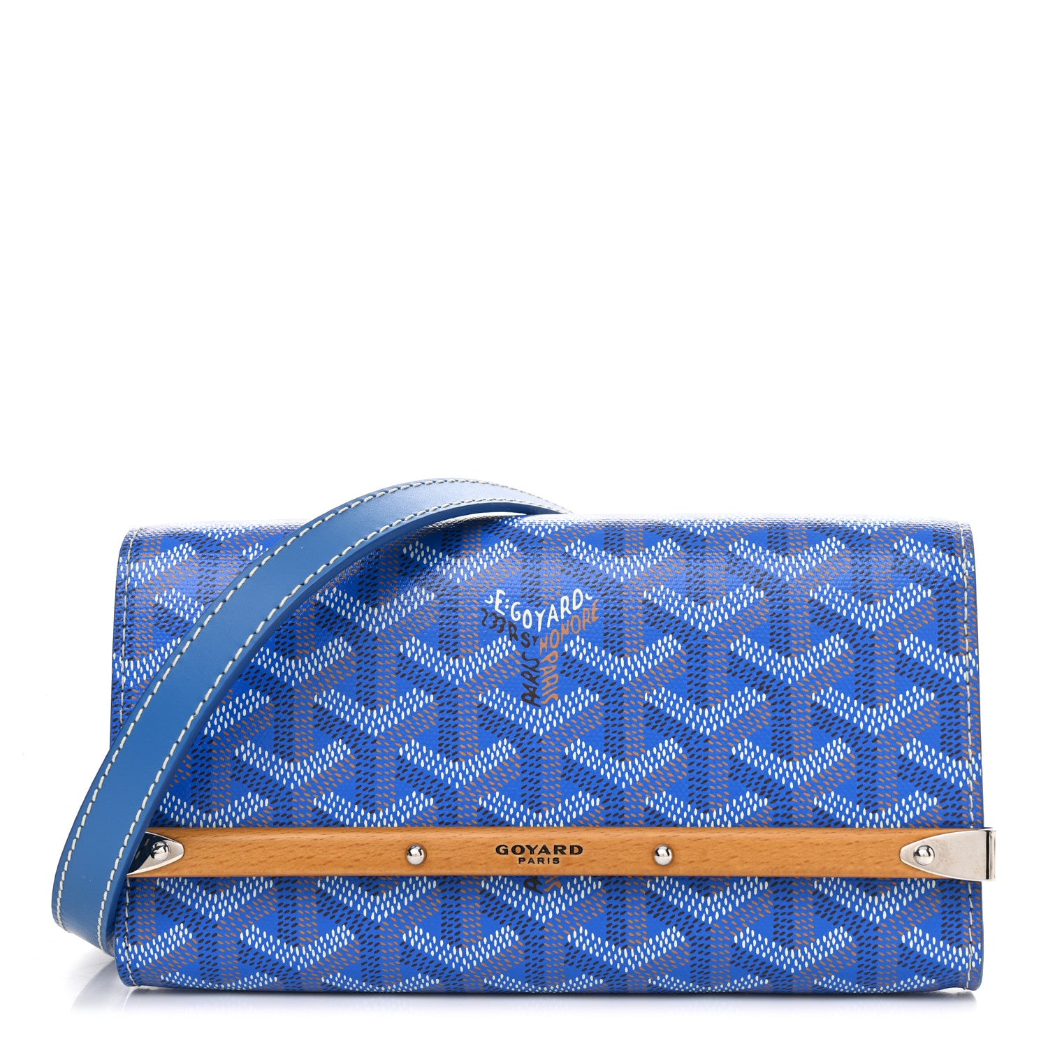 Goyard Goyardine Monte Carlo Mini Phone Case Sky Blue 1 of 10