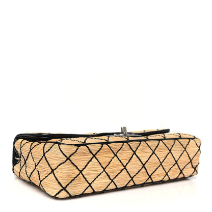 Chanel Straw Diamond Stitch Flap 4 of 12