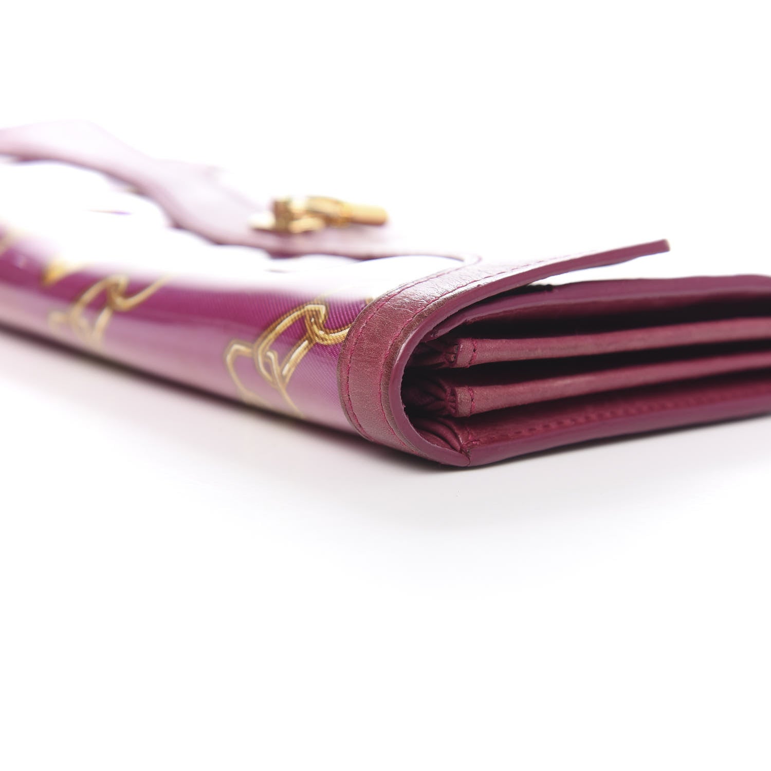 Louis Vuitton Monogram Charms Cabas Porte-Monnaie Wallet Fuchsia 12 of 12