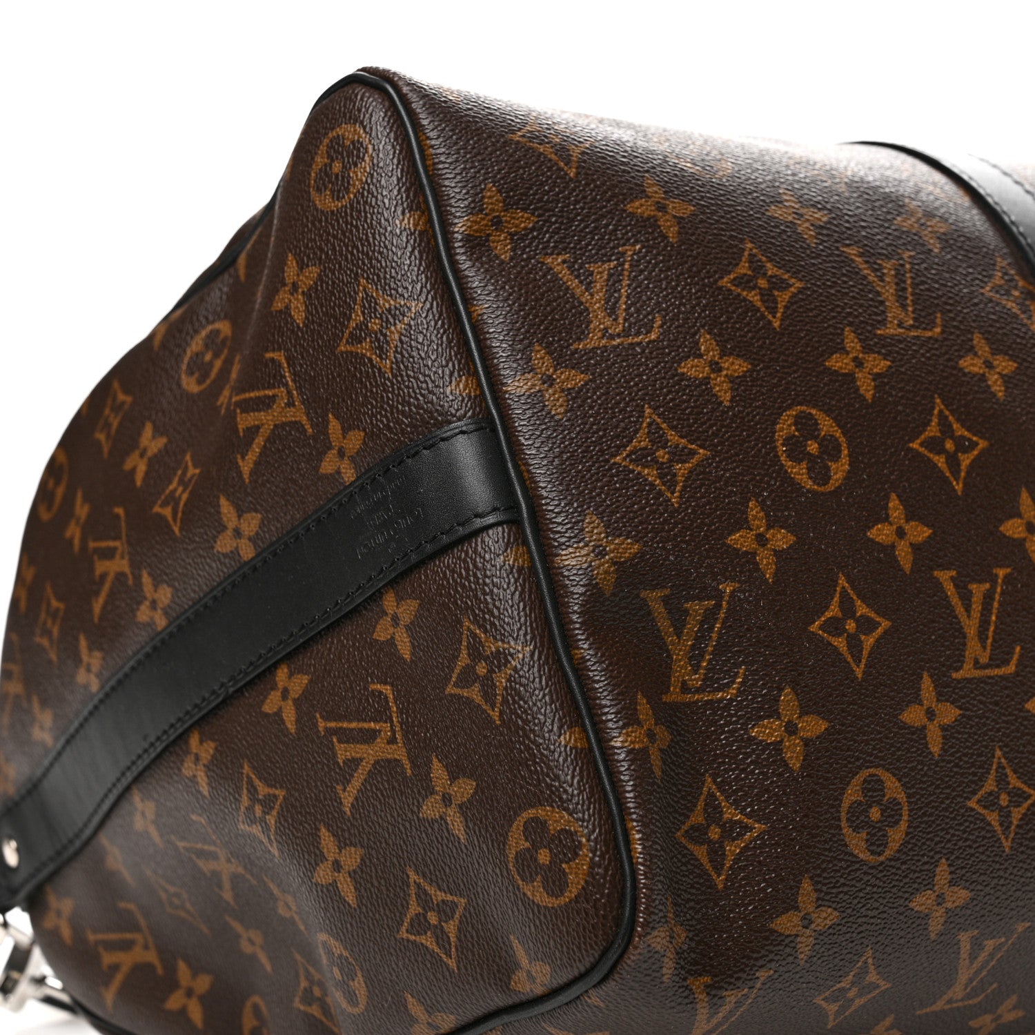 Louis Vuitton Monogram Macassar Keepall Bandouliere 45 8 of 9