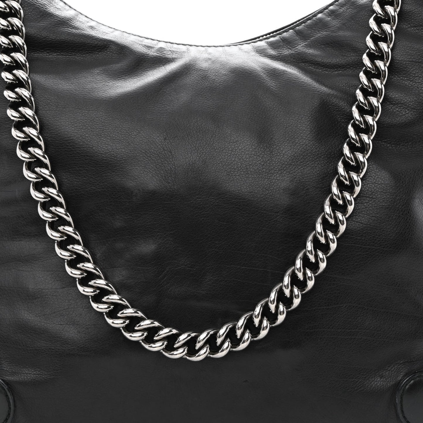 Calfskin Galaxy Hobo Black