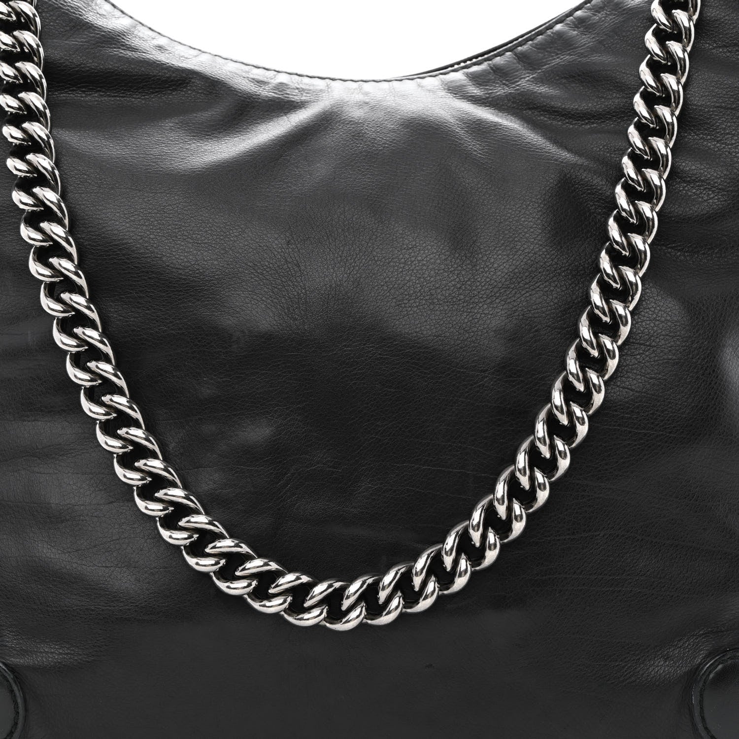 Gucci Calfskin Galaxy Hobo Black 8 of 11