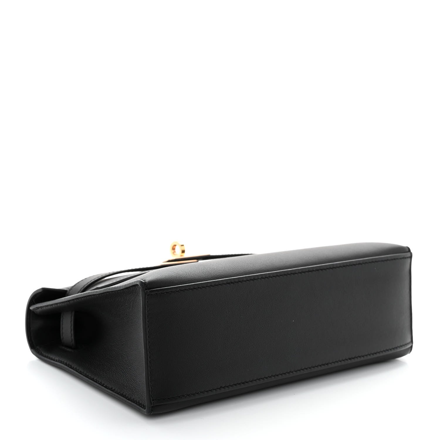 Hermes Swift Kelly Pochette Clutch Black 4 of 12