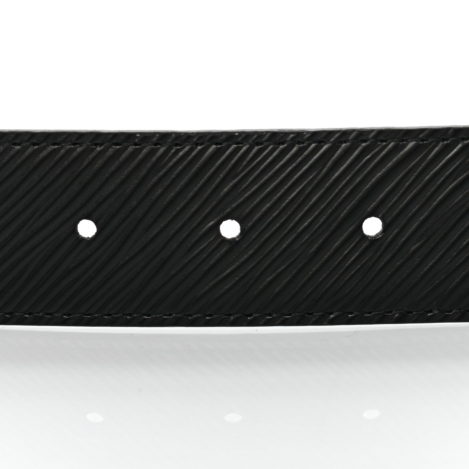 Louis Vuitton Monogram Epi 35mm LV Circle Reversible Belt 80 32 Black 3 of 5