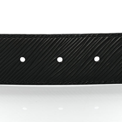 Louis Vuitton Monogram Epi 35mm LV Circle Reversible Belt 80 32 Black 3 of 5