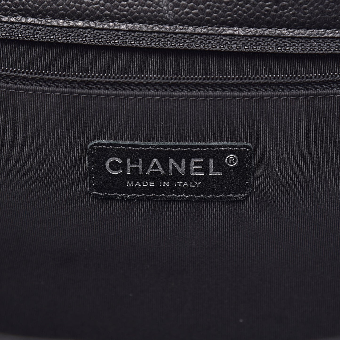 Caviar Quilted Flap Tote Black