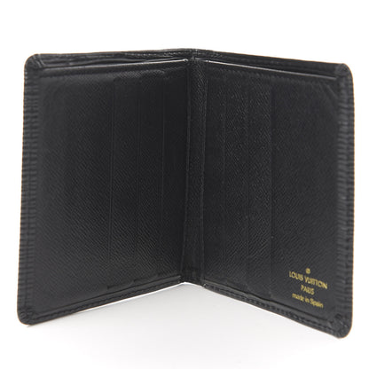 Louis Vuitton Epi 6 Card Billfold Wallet Black 5 of 6