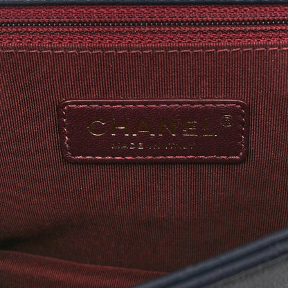 Chanel Sheepskin Quilted Vintage Mademoiselle Flap Navy 6 of 14