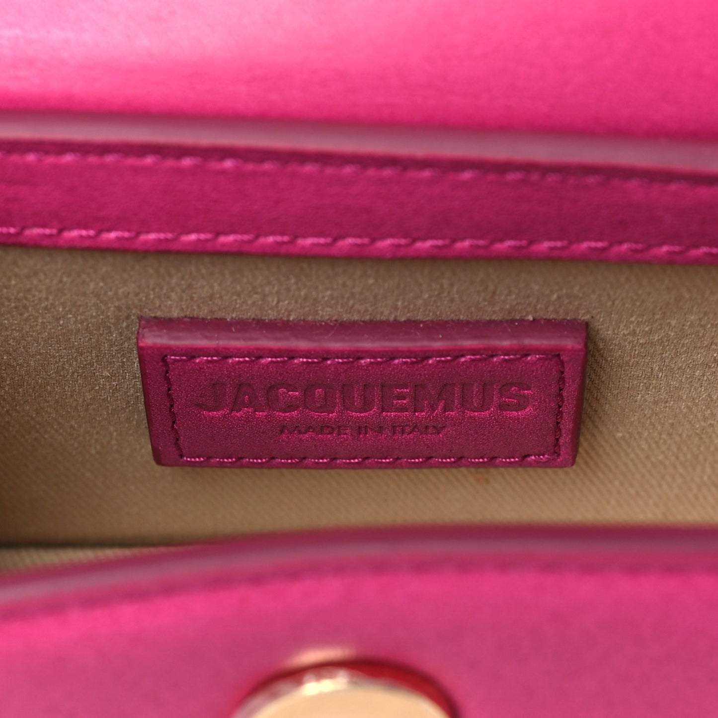 Smooth Calfskin Le Chiquito Dark Pink
