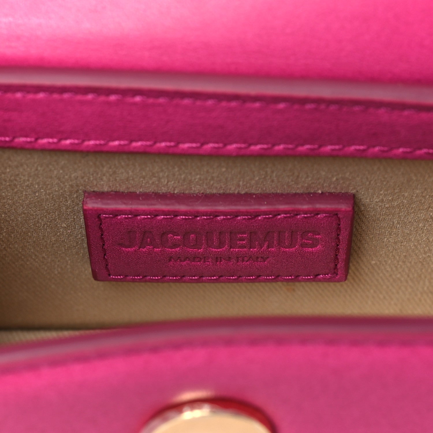 Jacquemus Smooth Calfskin Le Chiquito Dark Pink 6 of 8
