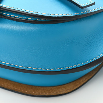 Loewe Grained Calfskin Mini Gate Crossbody Bag Peacock Blue 8 of 8