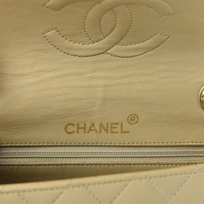 Chanel Lambskin Quilted Mini Square Flap Beige 8 of 10