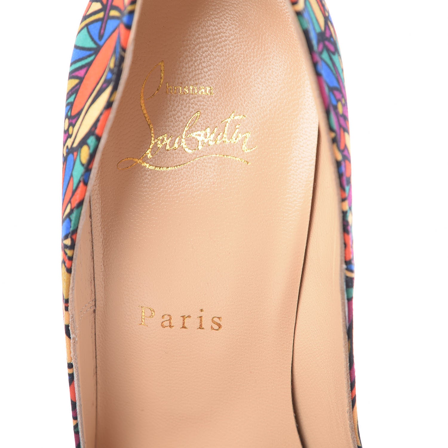 Christian Louboutin Satin Vitrail So Kate 120 Pumps 37.5 Multicolor 7 of 8