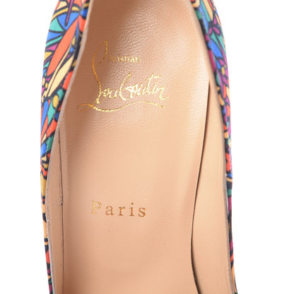 Christian Louboutin Satin Vitrail So Kate 120 Pumps 37.5 Multicolor 7 of 8