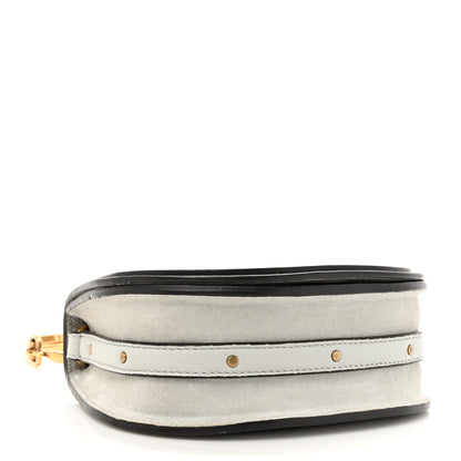 Chloe Calfskin Suede Small Nile Bracelet Bag Airy Grey 4 of 10