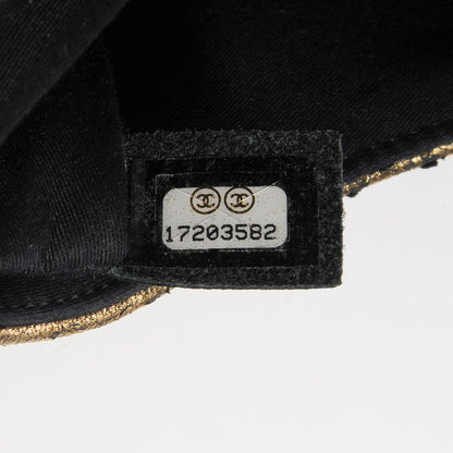 Chanel Lambskin Mineral Nights Wristlet Gold Black 8 of 8