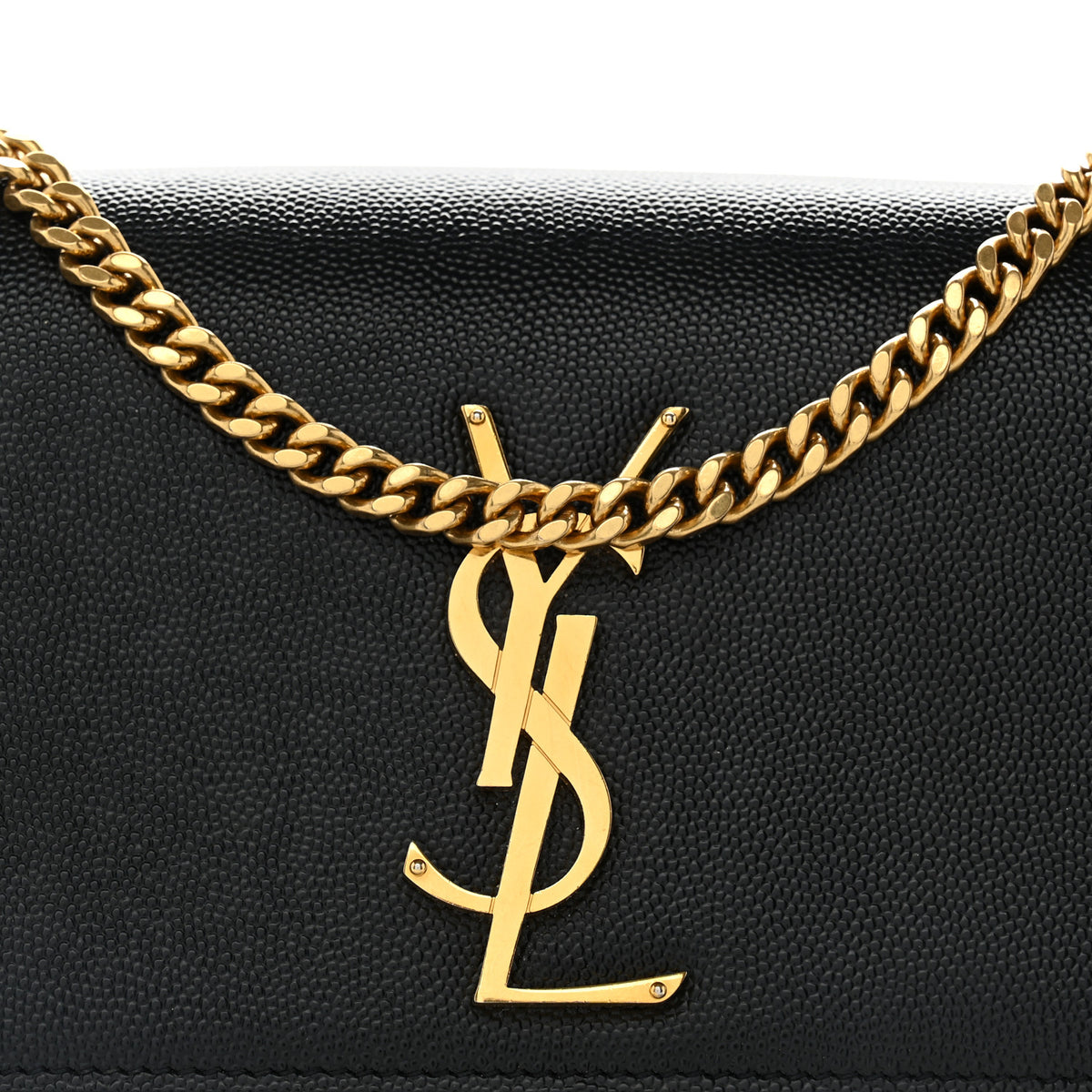 Grain De Poudre Small Monogram Kate Satchel Black
