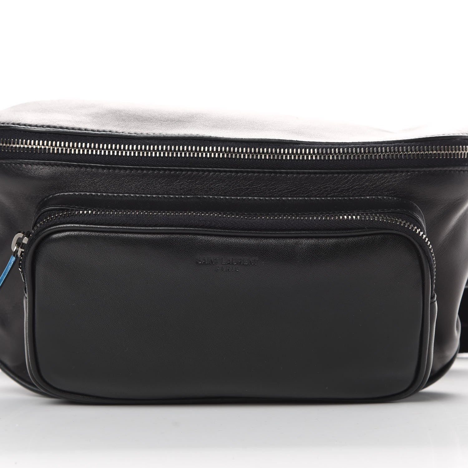 Saint Laurent Lambskin Subway Belt Bag Black 8 of 13