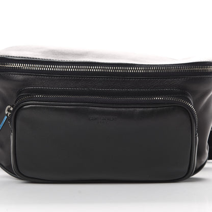 Saint Laurent Lambskin Subway Belt Bag Black 8 of 13