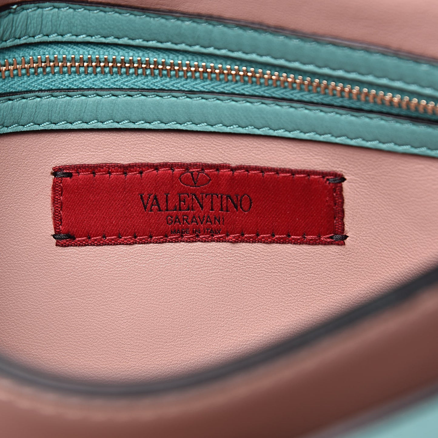 Nappa Rockstud Wristlet Clutch Colibri