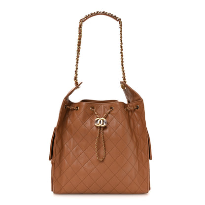 Chanel Caviar Quilted Medium Chanel 25 Handbag Brown 1 of 12