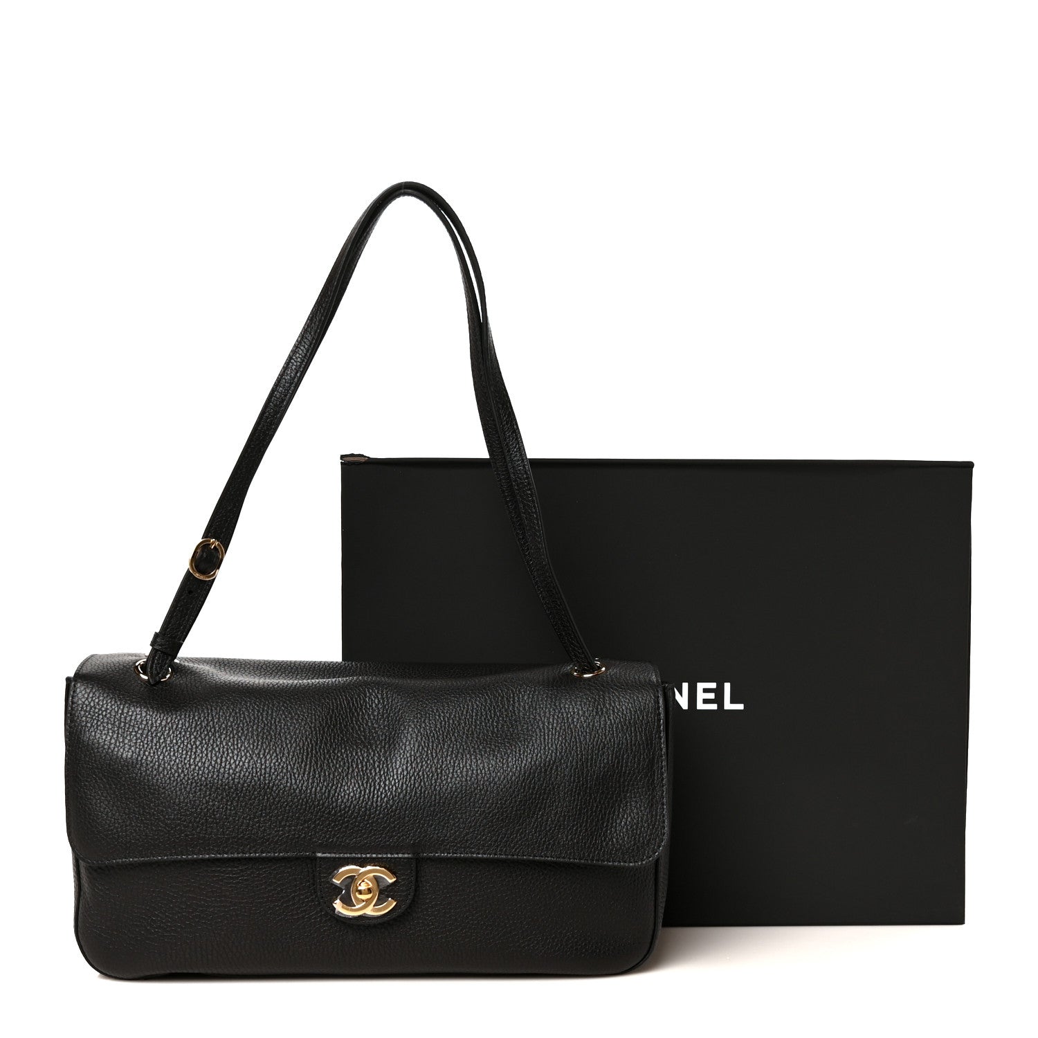 Chanel Grained Calfskin Small Souplissimo Maxi Flap Black 21 of 21