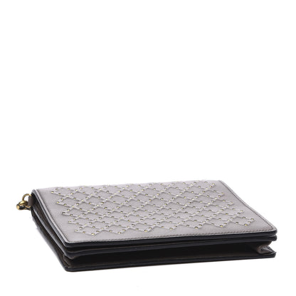 Bottega Veneta Nappa Studded Catena Chain Wallet New Steel 3 of 8