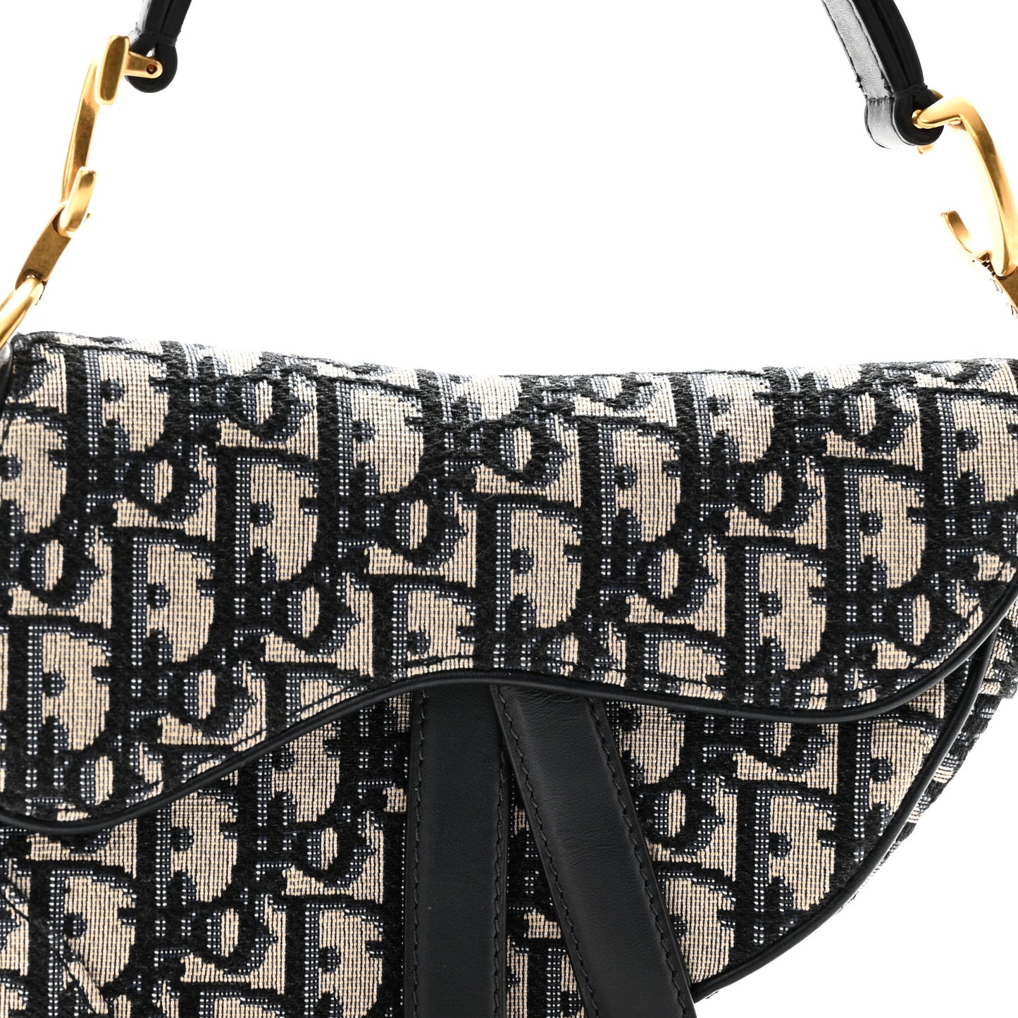 Oblique Mini Saddle Bag Blue