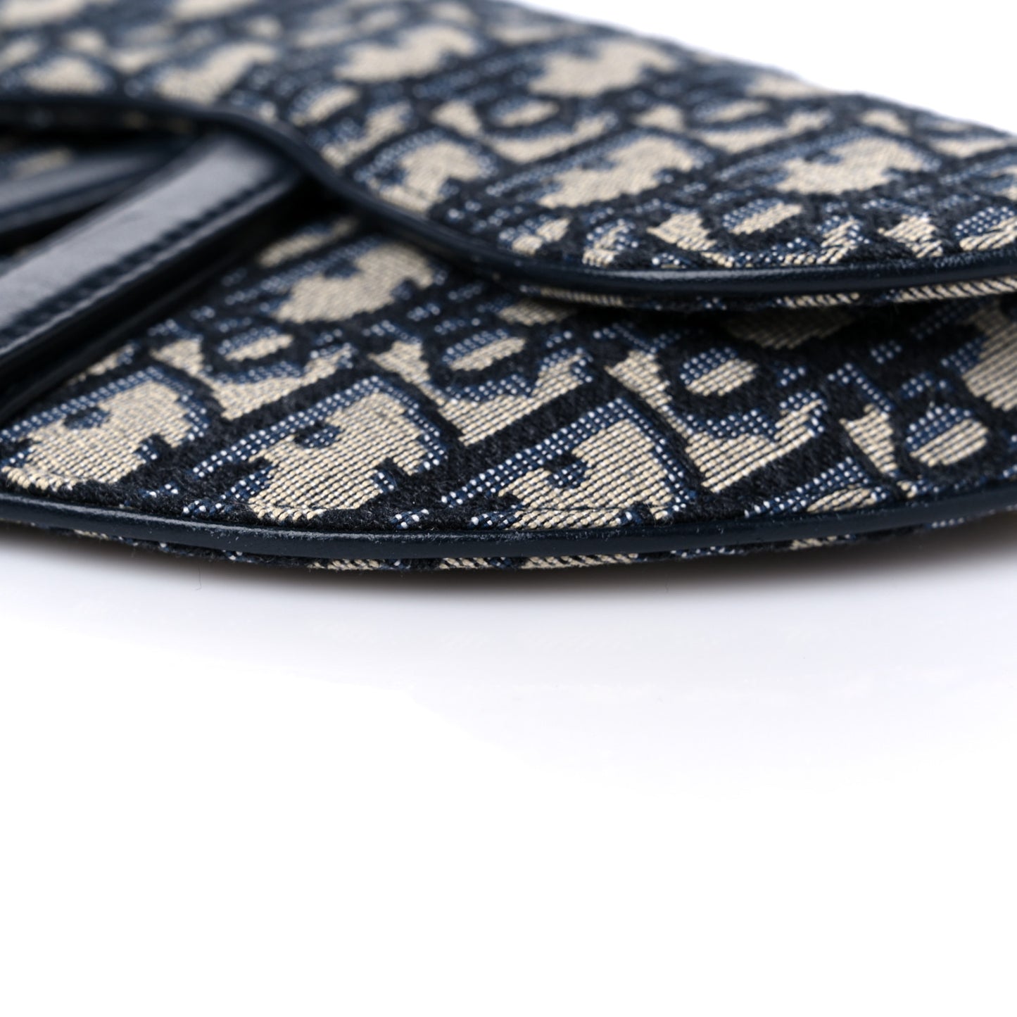 Oblique Saddle Belt Pouch Blue