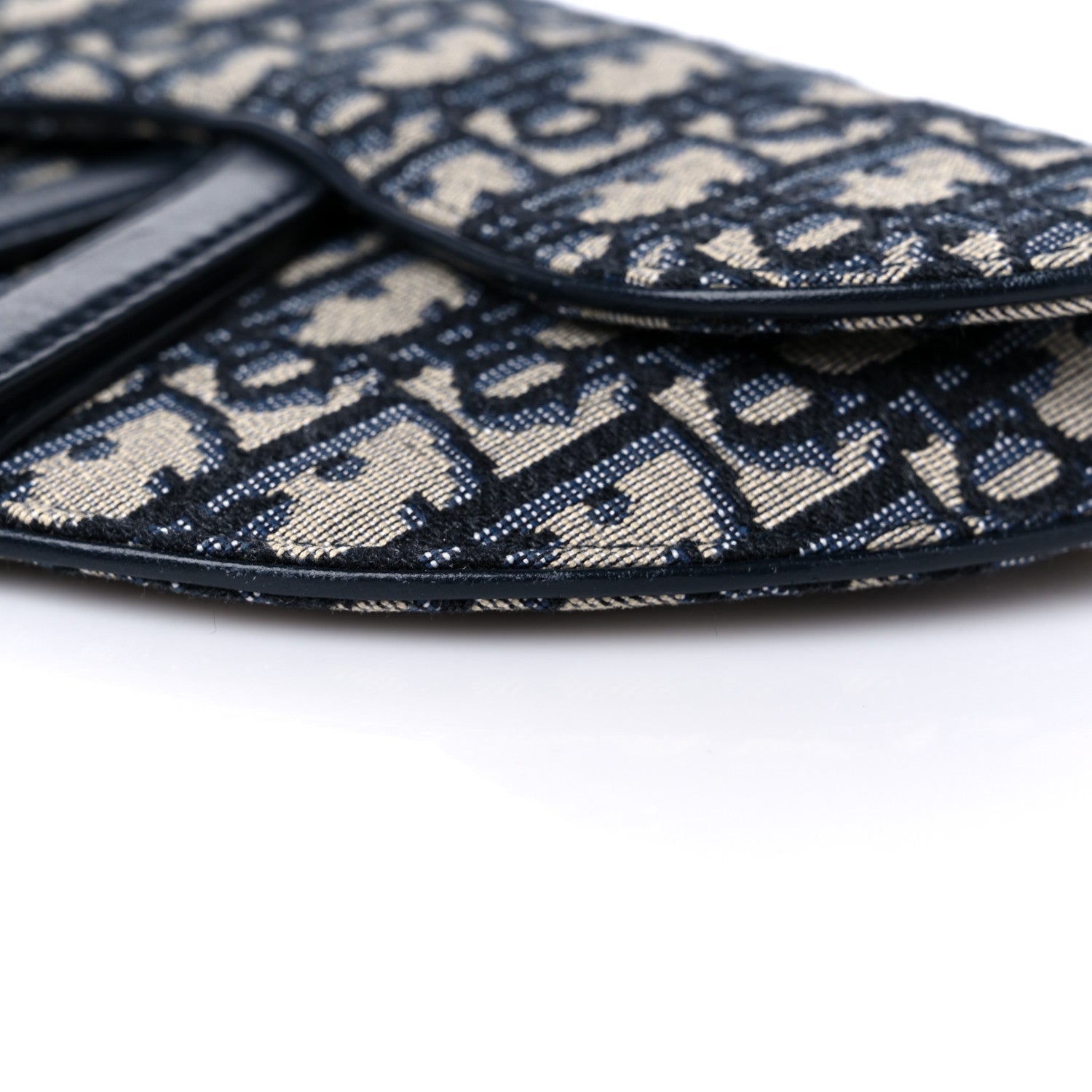 Christian Dior Oblique Saddle Belt Pouch Blue 8 of 11