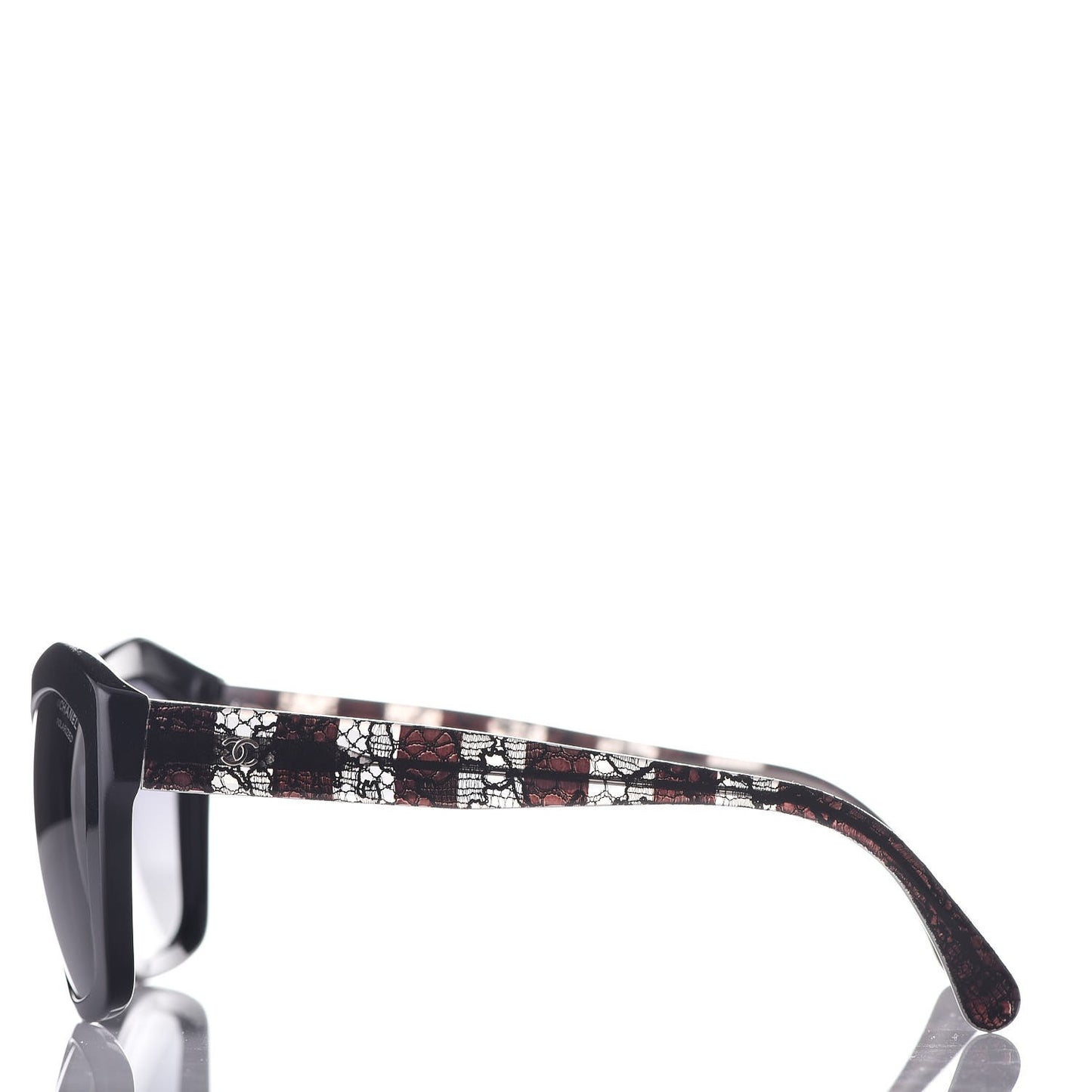 Lace Effect Sunglasses 5296 Black
