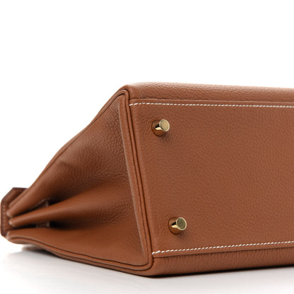 Hermes Togo Kelly Retourne 28 Gold 8 of 10