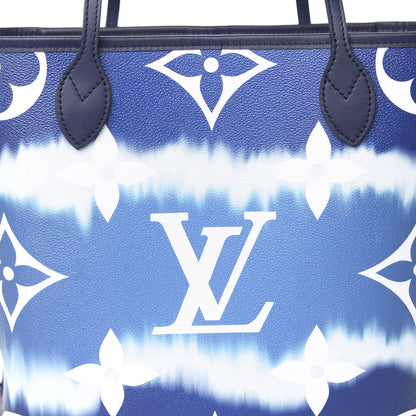 Louis Vuitton Monogram Escale Neverfull MM Blue 12 of 12