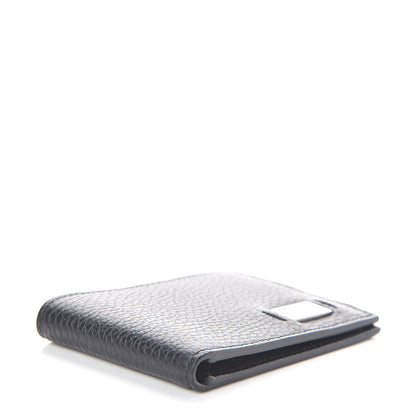 Gucci Pebbled Calfskin Bi-Fold Wallet Black 4 of 6