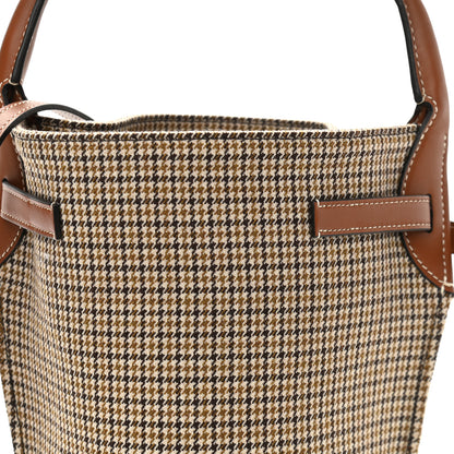 Celine Smooth Calfskin Tweed Nano Big Bag Bucket Tan 7 of 10