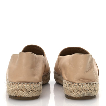 Chanel Lambskin CC Espadrilles 38 Beige Black 6 of 16