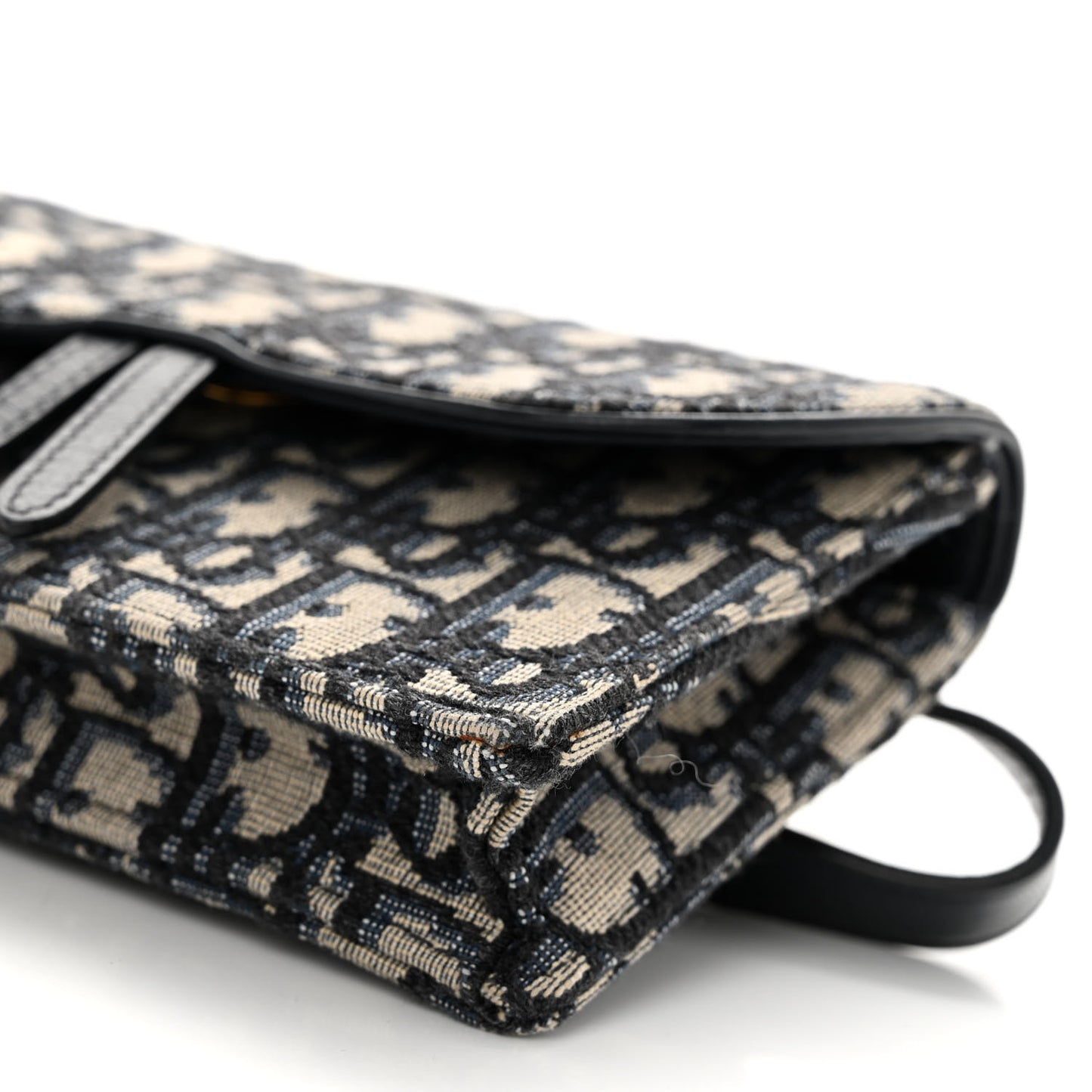 Oblique Saddle Belt Bag Blue