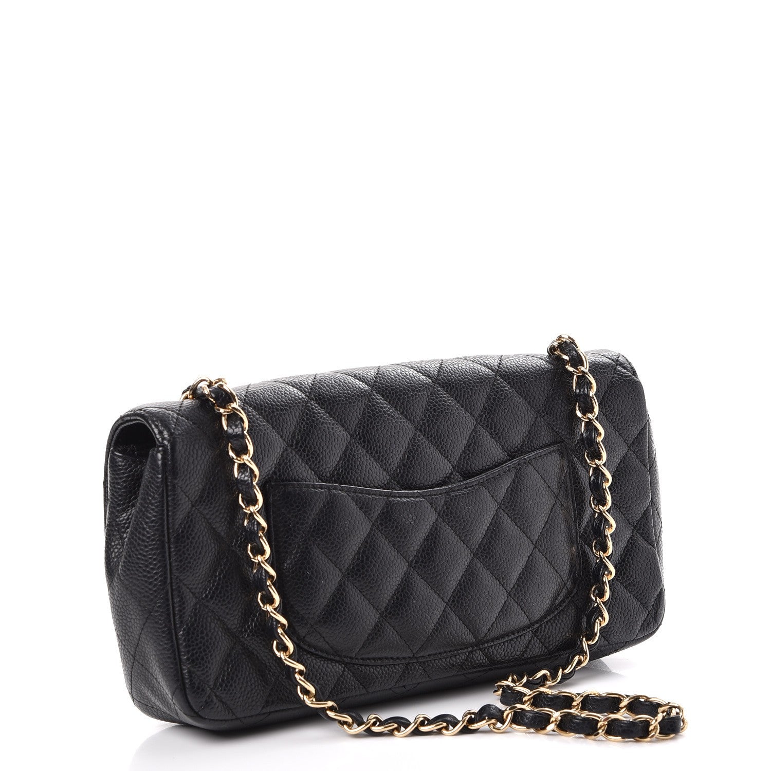 Chanel Caviar Quilted East West Flap Black 3 of 7