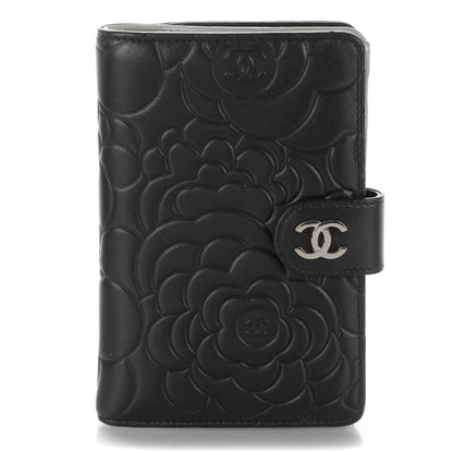 Chanel Lambskin Quilted L-Zip Pocket Wallet Black 1 of 8