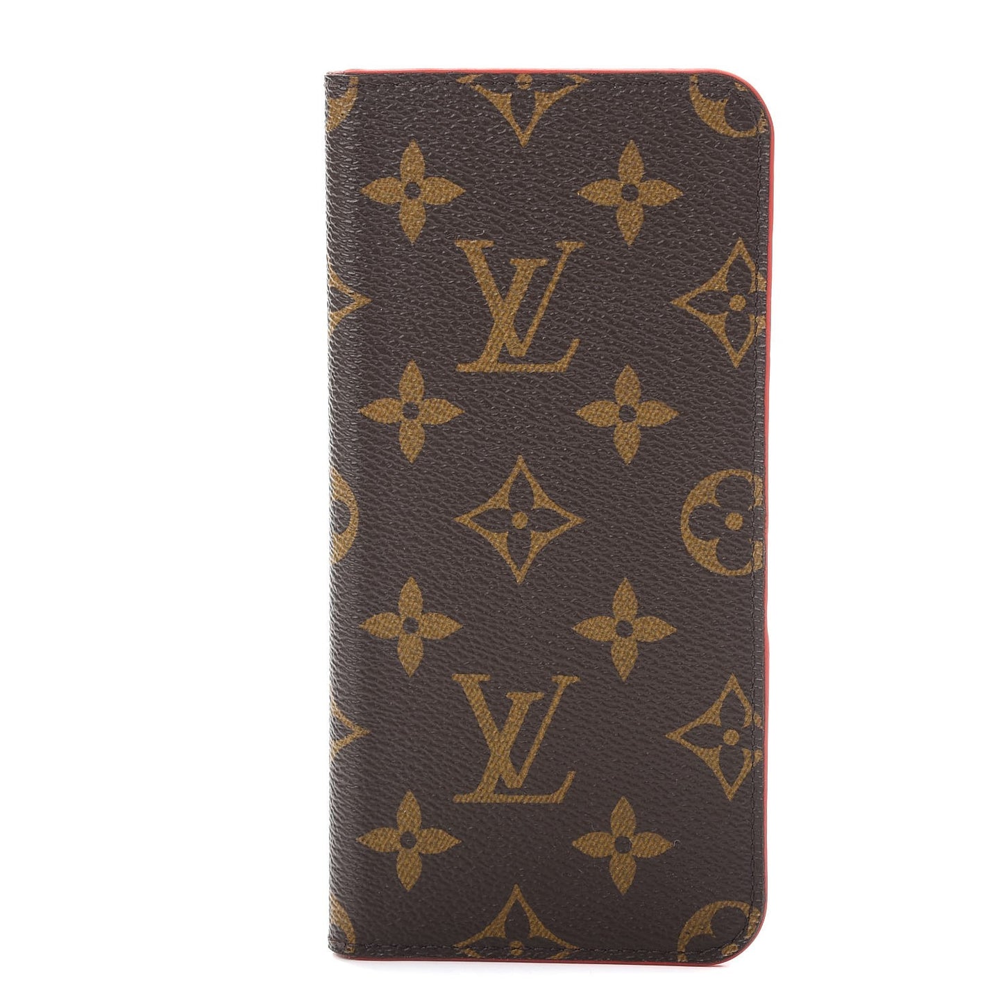 Monogram iPhone 7/8 Plus Folio Case Red