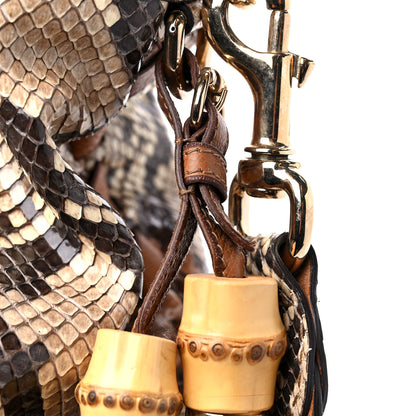 Gucci Snakeskin Large New Jackie Shoulder Bag Multicolor 15 of 15
