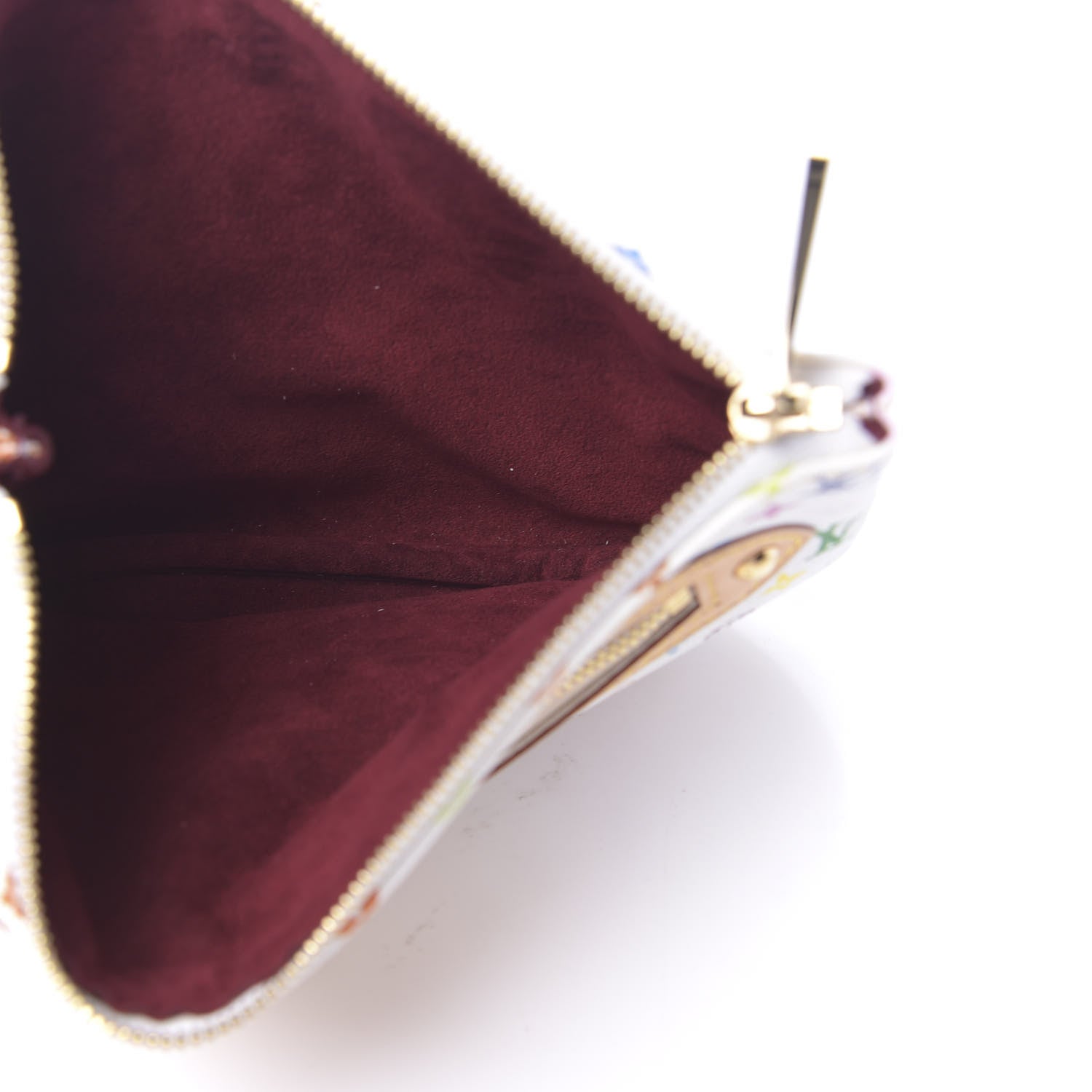 Louis Vuitton Monogram Multicolor Pochette Plate GM White 5 of 9