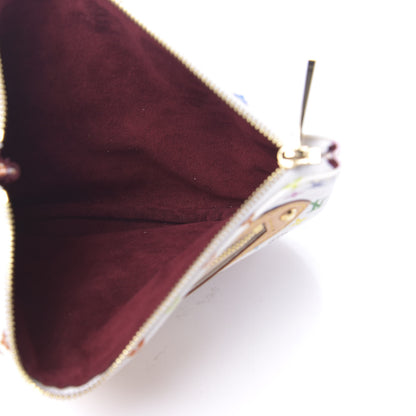 Louis Vuitton Monogram Multicolor Pochette Plate GM White 5 of 9